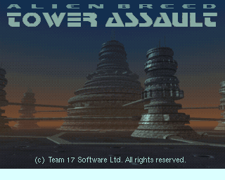 Alien Breed: Tower Assault title screen